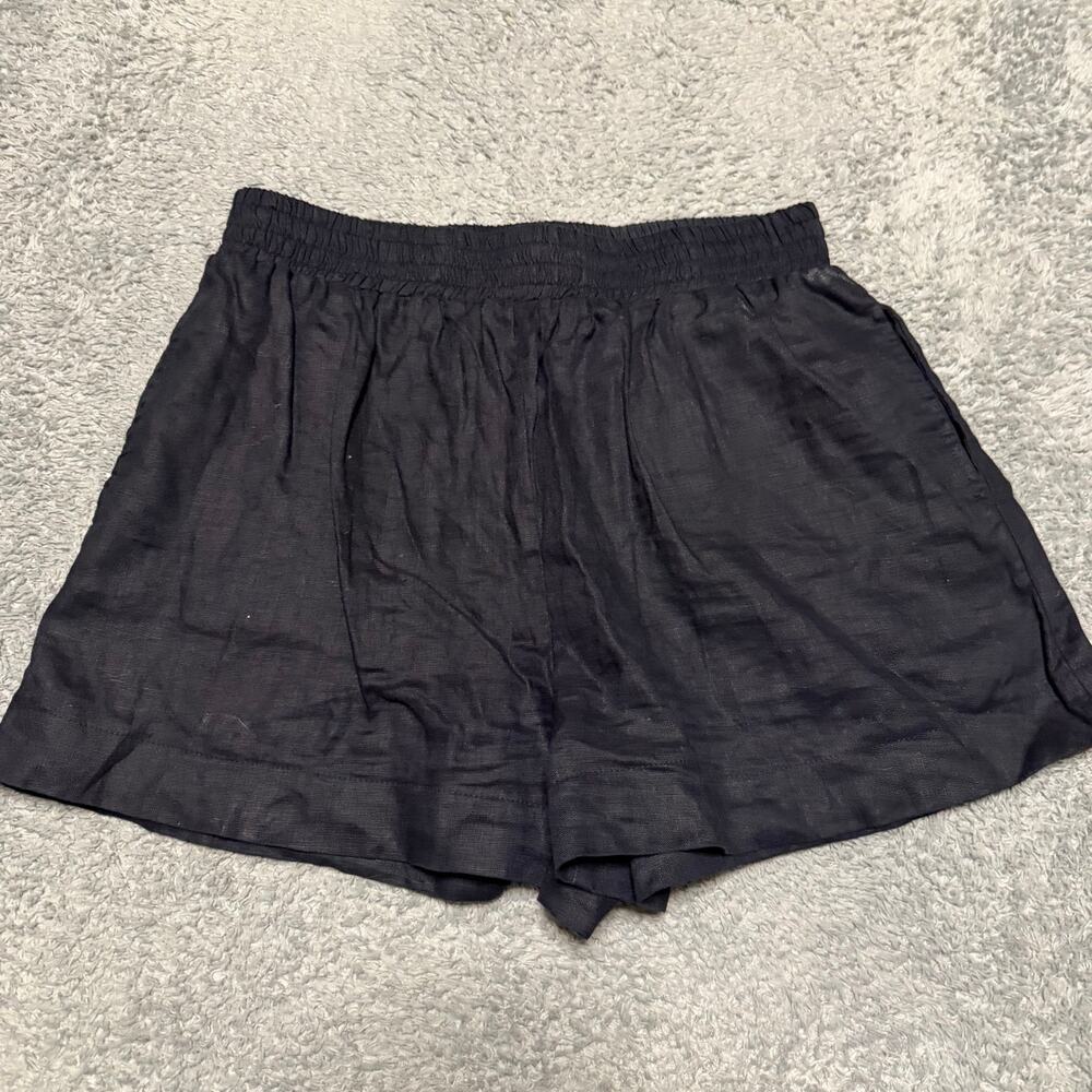 Tuckernuck India Hicks Shorts Womens Small Blue Linen Pockets
